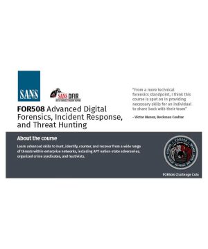 دانلود و خرید کتاب SANS FOR508: Advanced Incident Response, Threat Hunting, and Digital Forensics