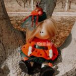عروسک روسی تم یلدا روی درخت