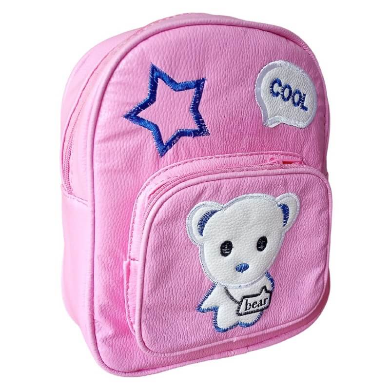 کوله پشتی صورتی دخترانه Cool Bear — تصویر ۲
