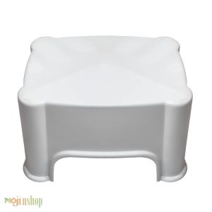چهارپایه حمام پلاستیکی رنگ سفید